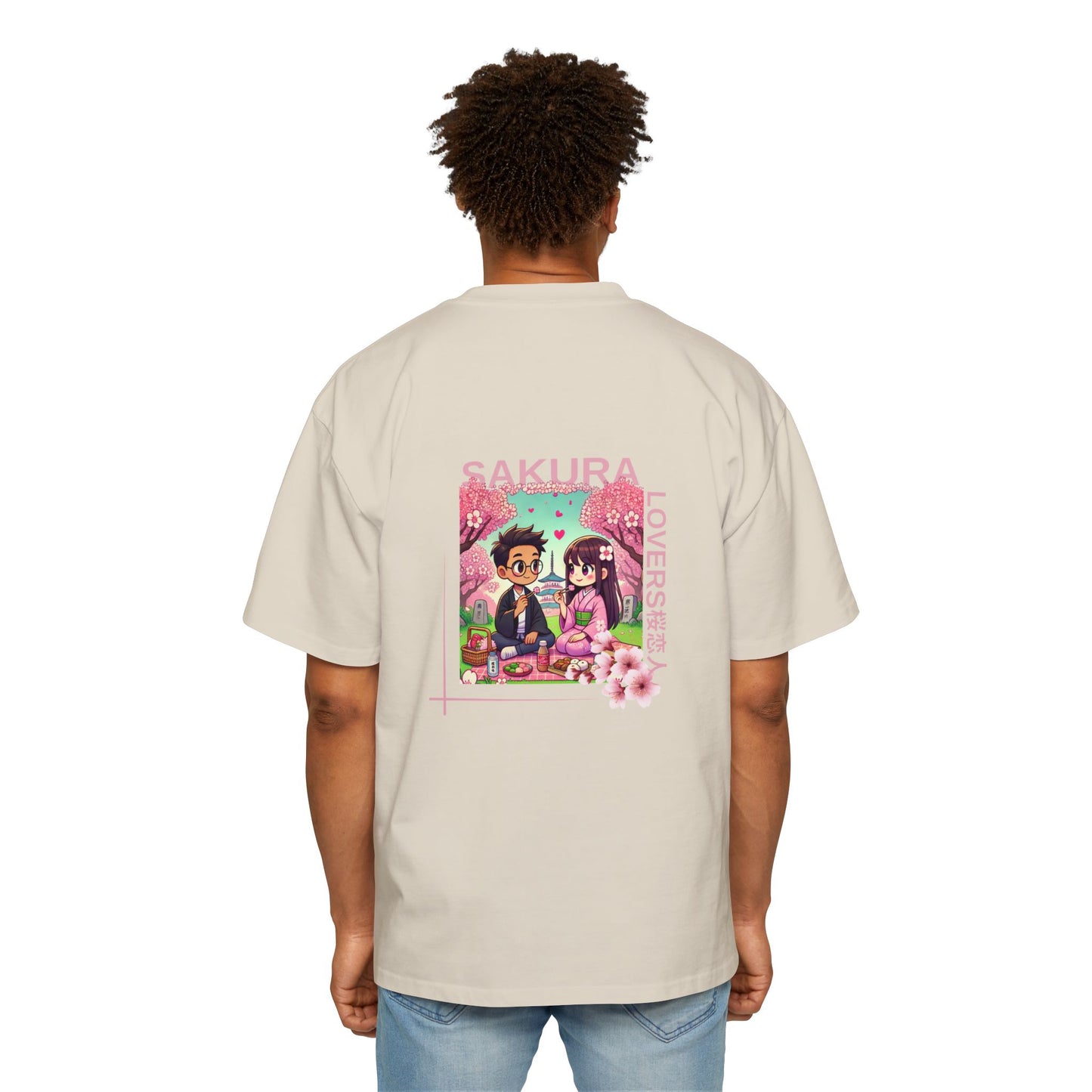 Sakura Lovers Oversized Tee- 桜ラバーズ