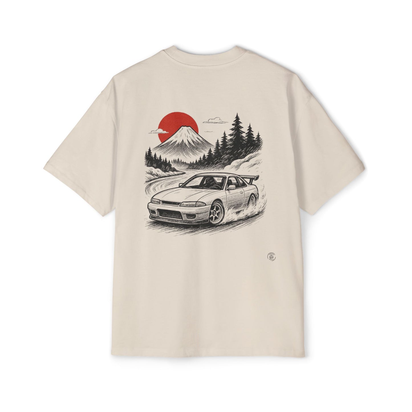 Midnight Drift – Mt. Fuji Edition Oversized Tee | 真夜中のドリフト – 富士山エディション