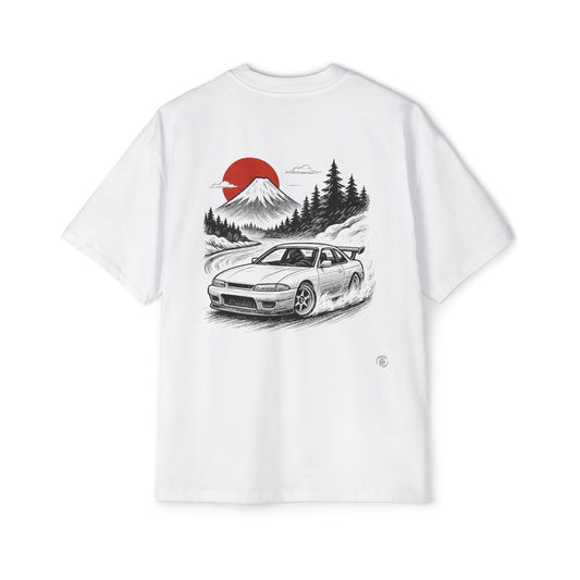 Midnight Drift – Mt. Fuji Edition Oversized Tee | 真夜中のドリフト – 富士山エディション
