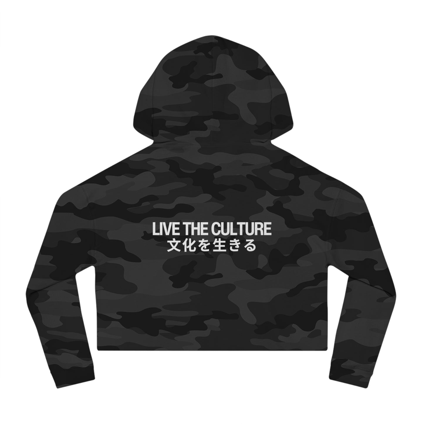 OnsenCore Cropped Hoodie - Live The Culture | 文化を生きろ