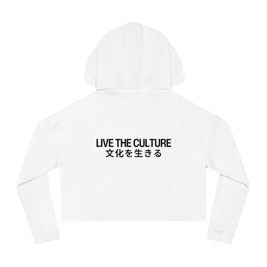 OnsenCore Cropped Hoodie - Live The Culture | 文化を生きろ